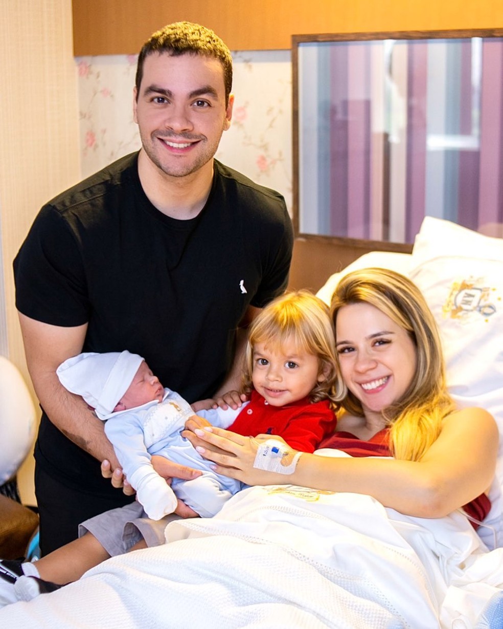 Nasce Anakin, filho de Luccas Neto &mdash; Foto: Reprodu&ccedil;&atilde;o/ Instagram Lucas Jenz