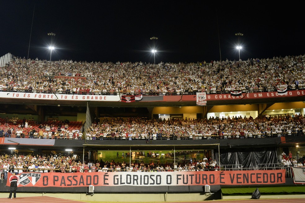 Arrecadação de São Paulo x Atlético-GO foi a terceira maior de 2022 — Foto: Marcos Ribolli