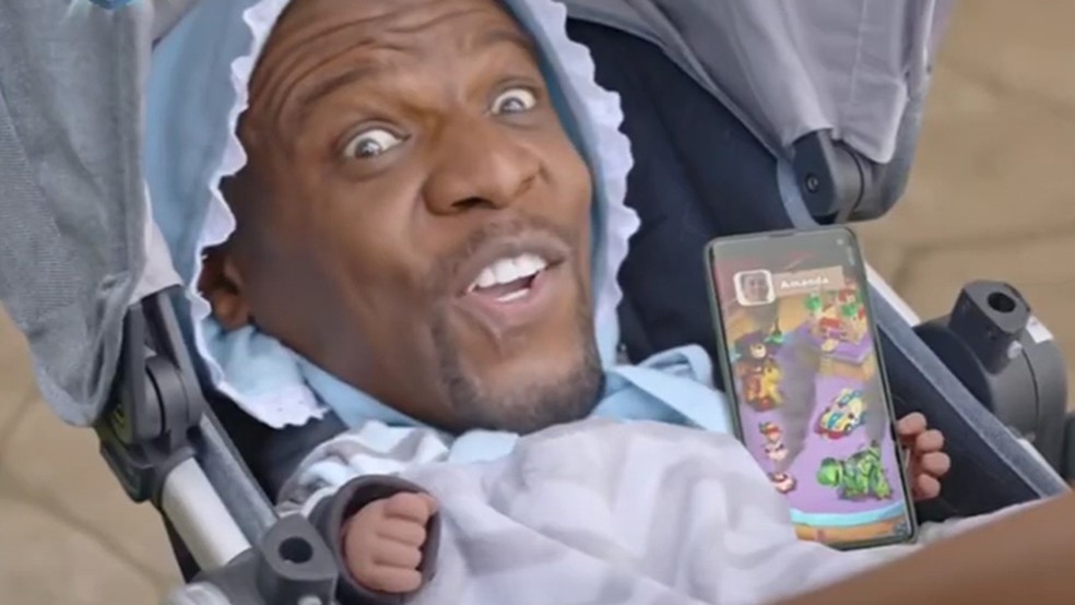 Terry Crews foi um dos famosos nas campanhas de Coin Master — Foto: Reprodução/Moon Active