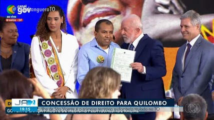 Comunidade quilombola no Bico é a primeira do TO a receber título das terras; confira