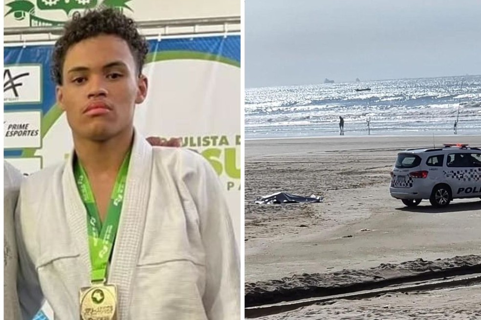 Jovem foi encontrado morto após ter sido derrubado de prancha por onda — Foto: Arquivo pessoal/Praia Grande Mil Grau