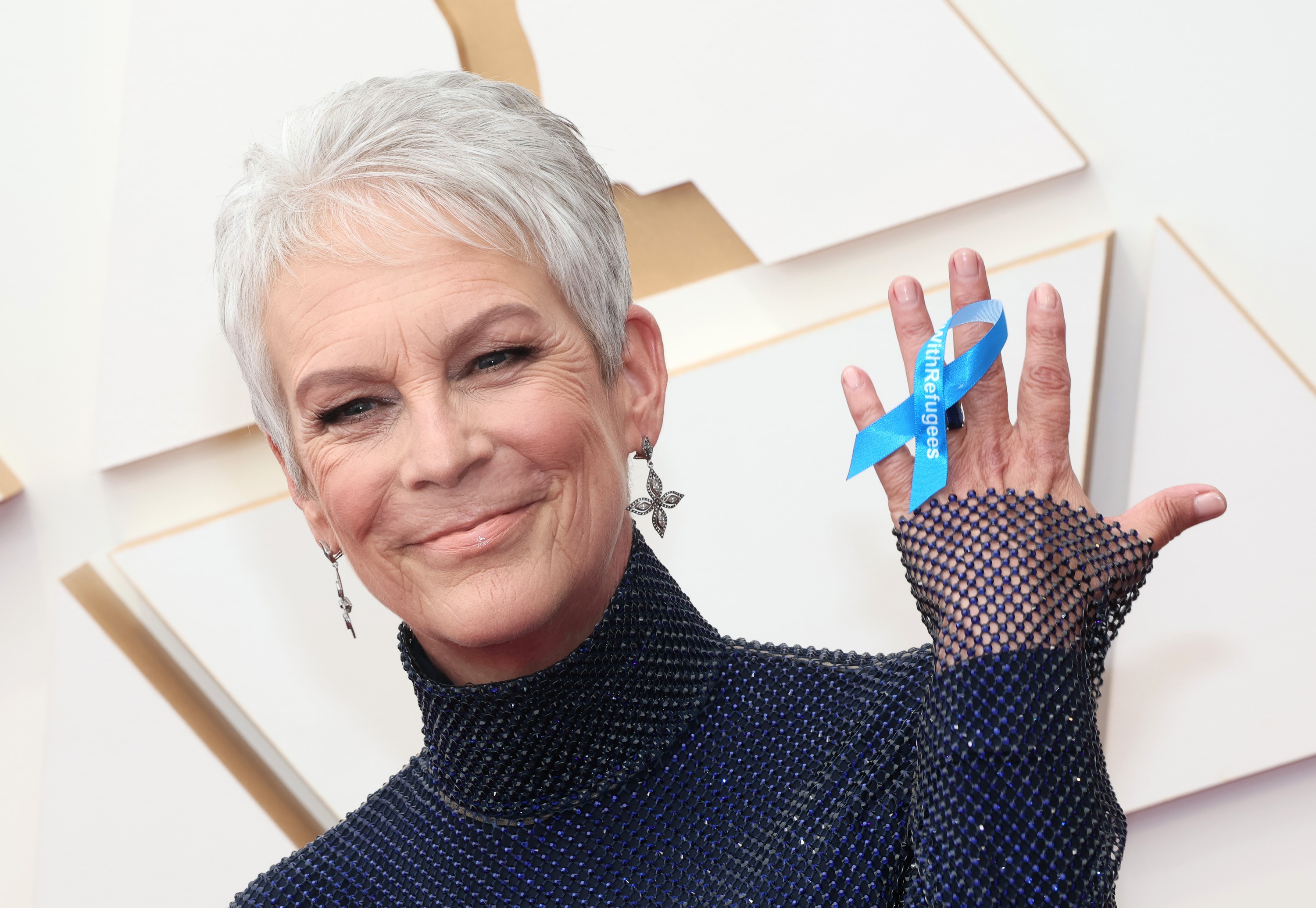 HOLLYWOOD, CALIFORNIA - MARCH 27: Jamie Lee Curtis attends the 94th Annual Academy Awards at Hollywood and Highland on March 27, 2022 in Hollywood, California. (Photo by David Livingston/Getty Images) (Foto: Getty Images)