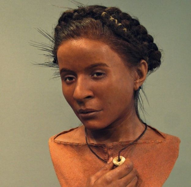 Reconstrução facial da Menina Whitehawk, que viveu há 5,6 mil anos em Sussex, na Inglaterra (Foto: ROYAL PAVILION & MUSEUM, BRIGHTON)
