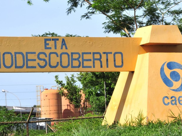 Estação de Tratamento de Água do Rio Descoberto (Foto: Tony Winston/Agência Brasília)