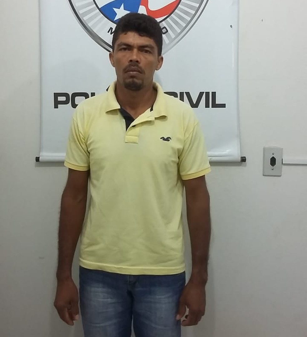 AdaÃ­lton da Silva dos Santos foi preso por suspeita de estupro de vulnerÃ¡vel em Alto ParnaÃ­ba, no MaranhÃ£o â€” Foto: DivulgaÃ§Ã£o/PolÃ­cia Civil