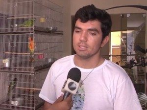 Estudante adaptou casa para abrigar e cuidar de animais (Foto: Reprodução/TV São Francisco)
