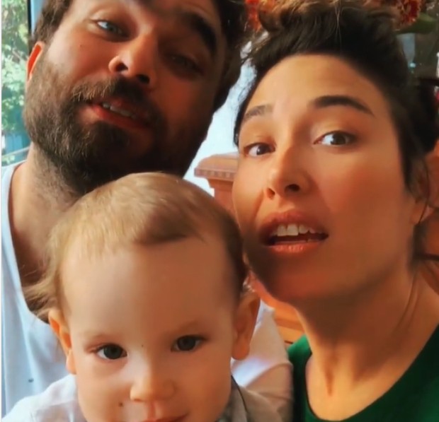 Giselle Itié se diverte com o filho em vídeo (Foto: Reprodução / Instagram)