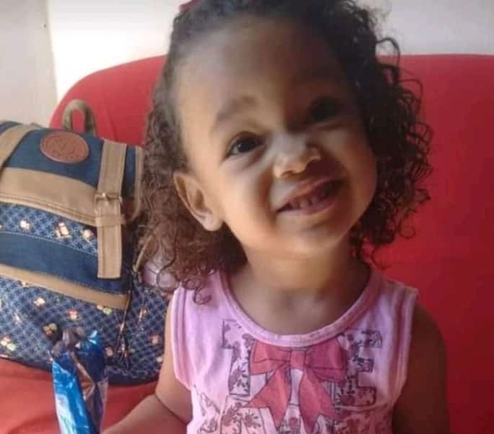 Noemi Vicente da Silva, de 4 anos, morreu depois de ser picada por escorpião — Foto: Arquivo pessoal
