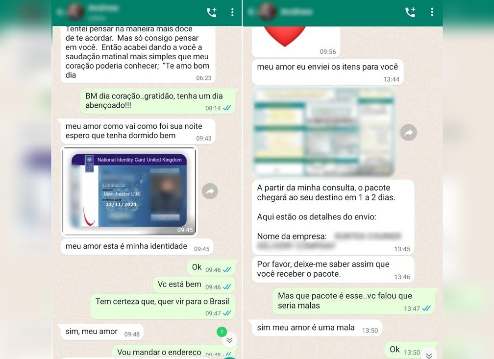 Prints mostram conversa de idosa que perdeu quase R$ 3 mil com golpista que  conheceu em app de relacionamento | São José do Rio Preto e Araçatuba | G1