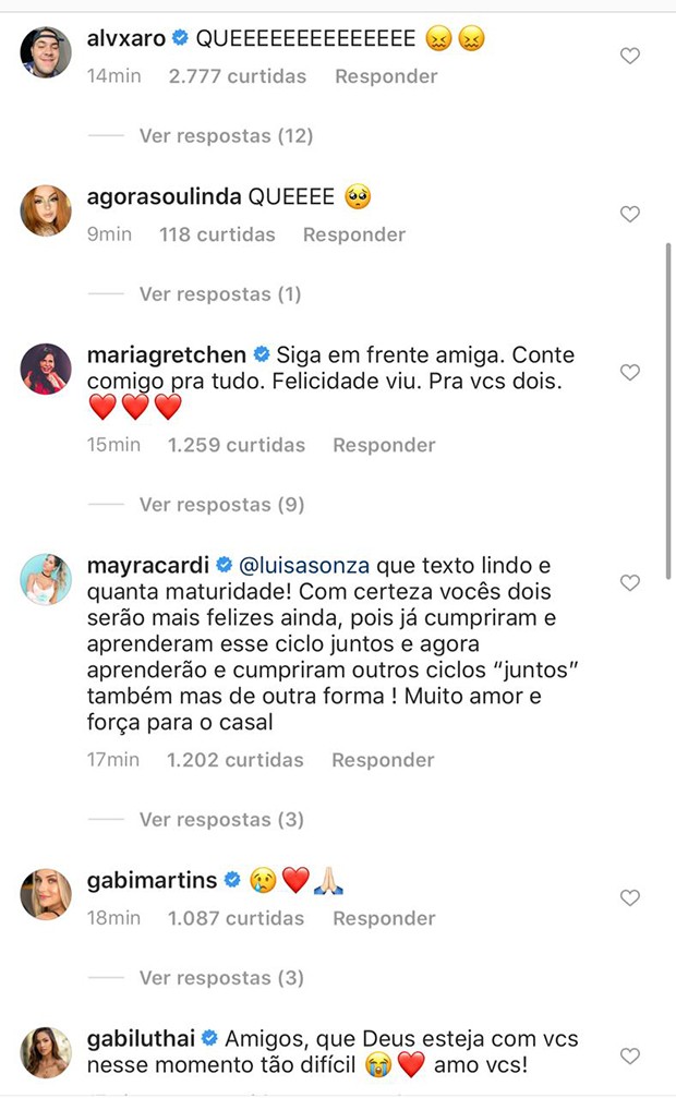 Luísa Sonza e Whindersson Nunes anunciam separação (Foto: Reprodução/ Instagram)