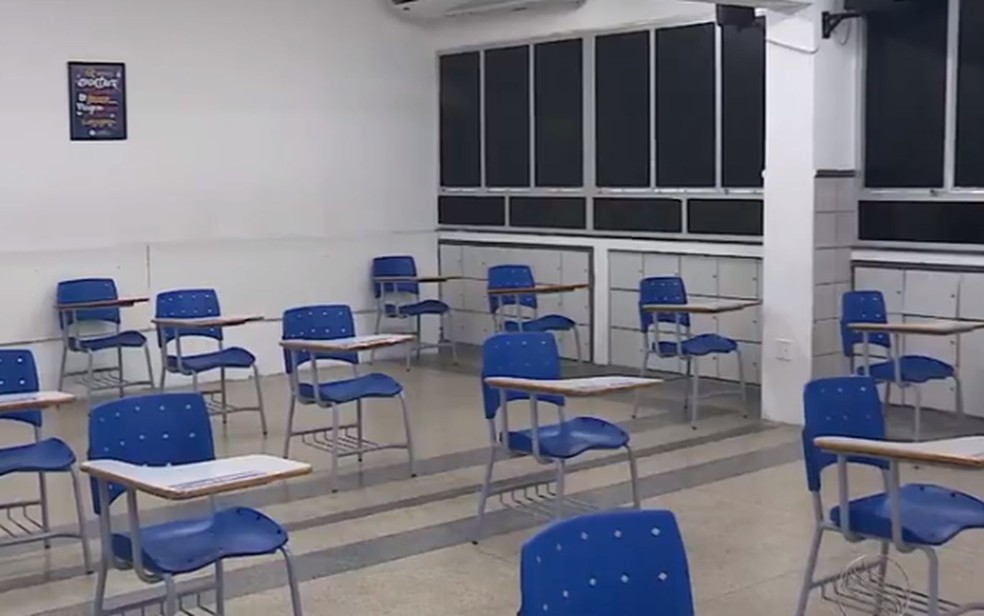 Escola particular em Aracaju — Foto: TV Sergipe/Reprodução