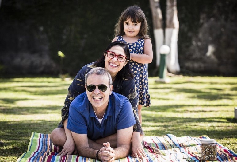 Valeska com Dudu e a filha deles, Laura (Foto: Reprodução/Instagram)