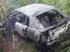 Carro roubado é encontrado queimado em São Manuel