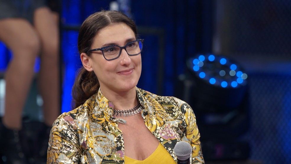 Paola Carosella no 'Altas Horas' — Foto: Globo
