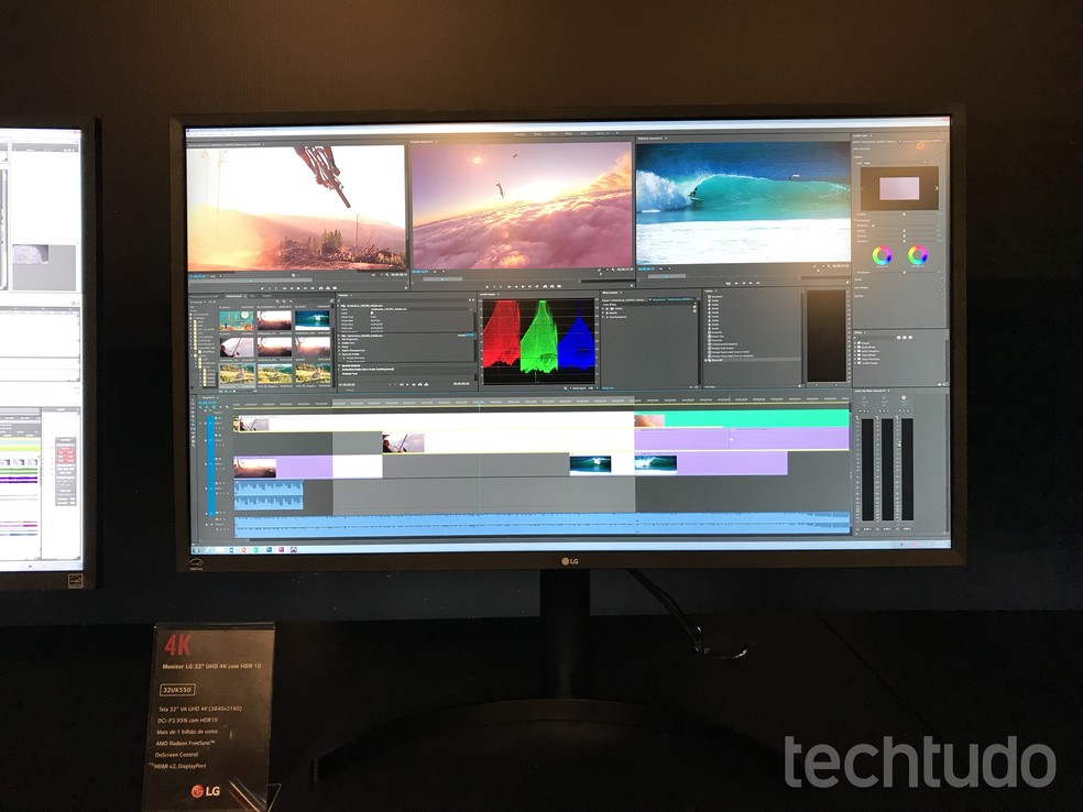 LG é uma das empresas que oferece monitores 4K no mercado brasileiro — Foto: Pedro Vital/TechTudo