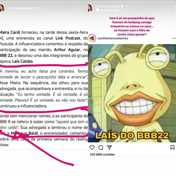 Laís Caldas faz cirurgias nos olhos (Foto: Reprodução/Instagram)