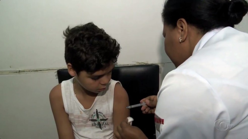 Alagoas atingiu a meta do MinistÃ©rio da SaÃºde de vacinaÃ§Ã£o contra a Influenza 2019 â€” Foto: ReproduÃ§Ã£o/TV Gazeta