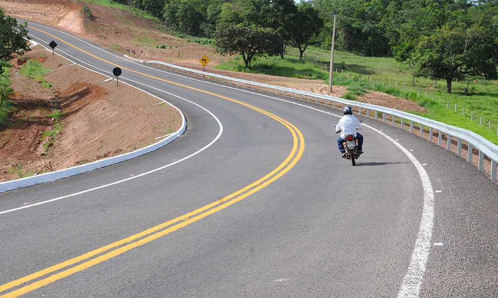 Rodovia Ã© a primeira estrada pavimentada a chegar atÃ© Chapada da Areia â Foto: Lia Mara/Governo do Tocantins