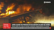 Foi um milagre: como passageiros de voo da Japan Airlines conseguiram escapar de 'bola de fogo' aps choque com outra aeronave