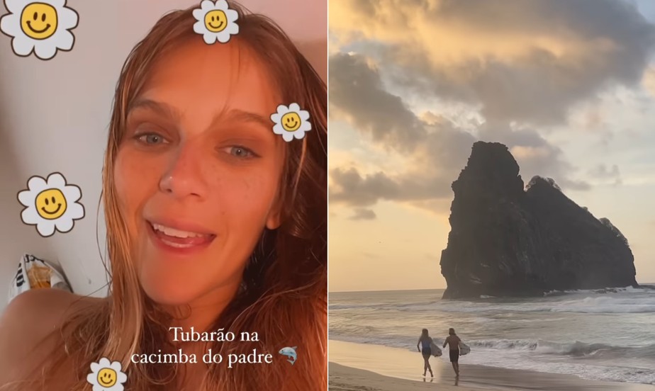 Em Noronha, Isabella Santoni relata ter