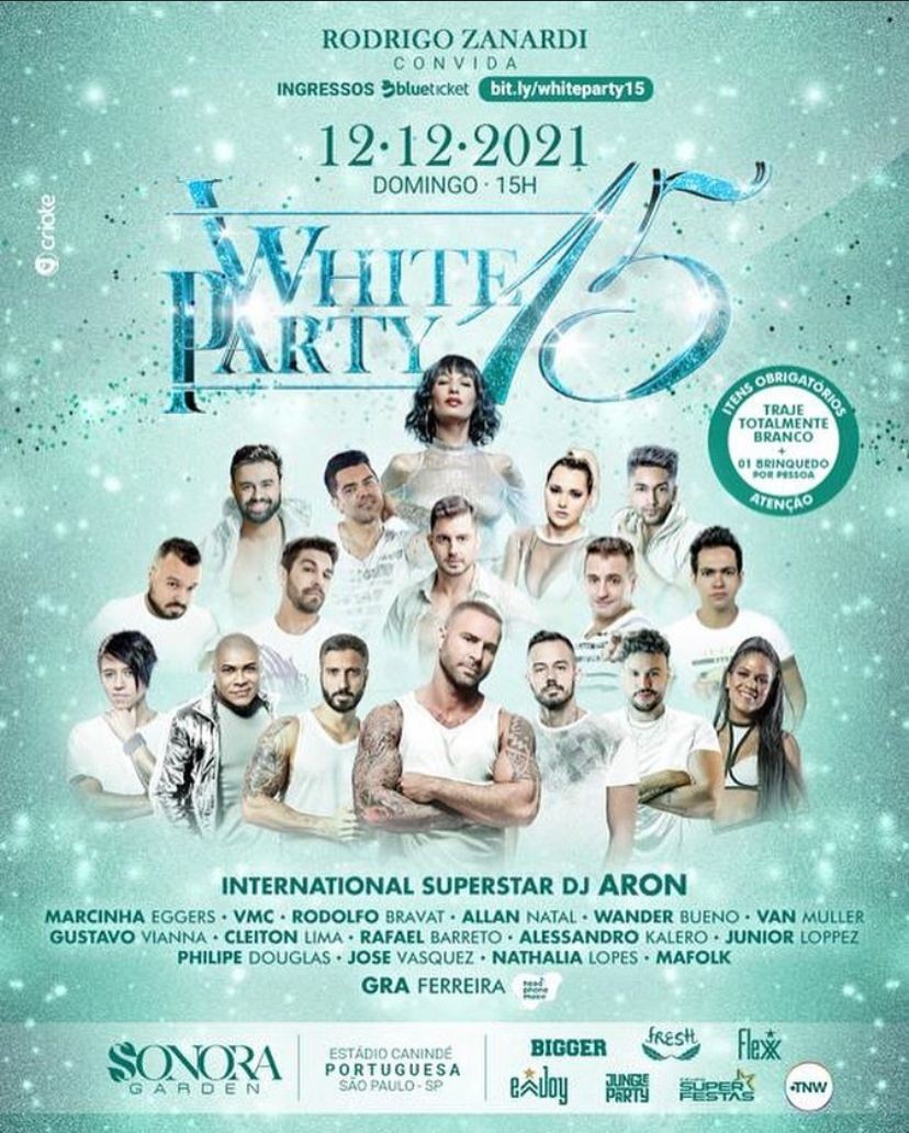 Banner oficial da White Party 15 (Foto: Reprodução/Instagram)