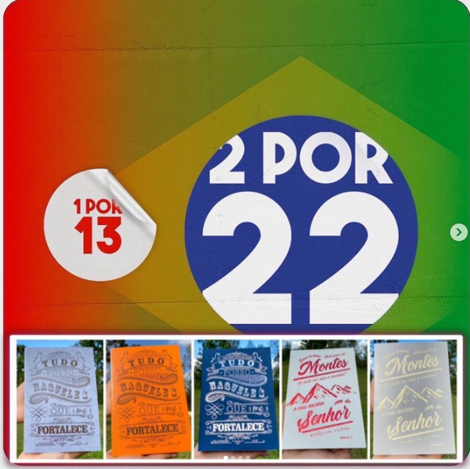 Página gospel vende bíblias com número de urna dos candidatos Lula e Bolsonaro