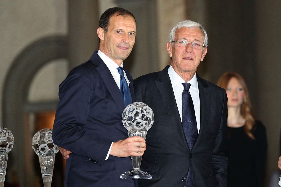 Allegri e Marcelo Lippi sÃ£o dois dos tÃ©cnicos mais vencedores pela Juventus â Foto: Getty Images