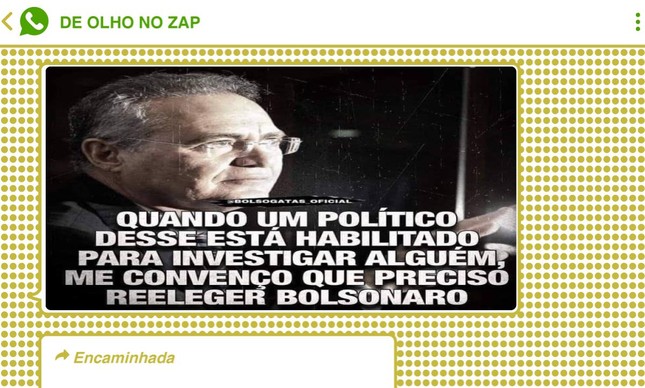 O senador Renan Calheiros (MDB-AL), relator da CPI, não escapou da mira de apoiadores de Jair Bolsonaro