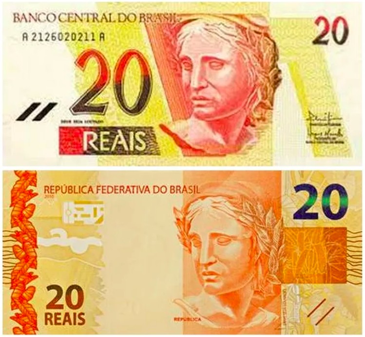 A nota de R$ 20 foi lançada pelo Banco Central em junho de 2002 (Foto:  Divulgação)