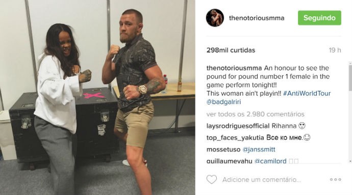 Conor McGregor Rihanna