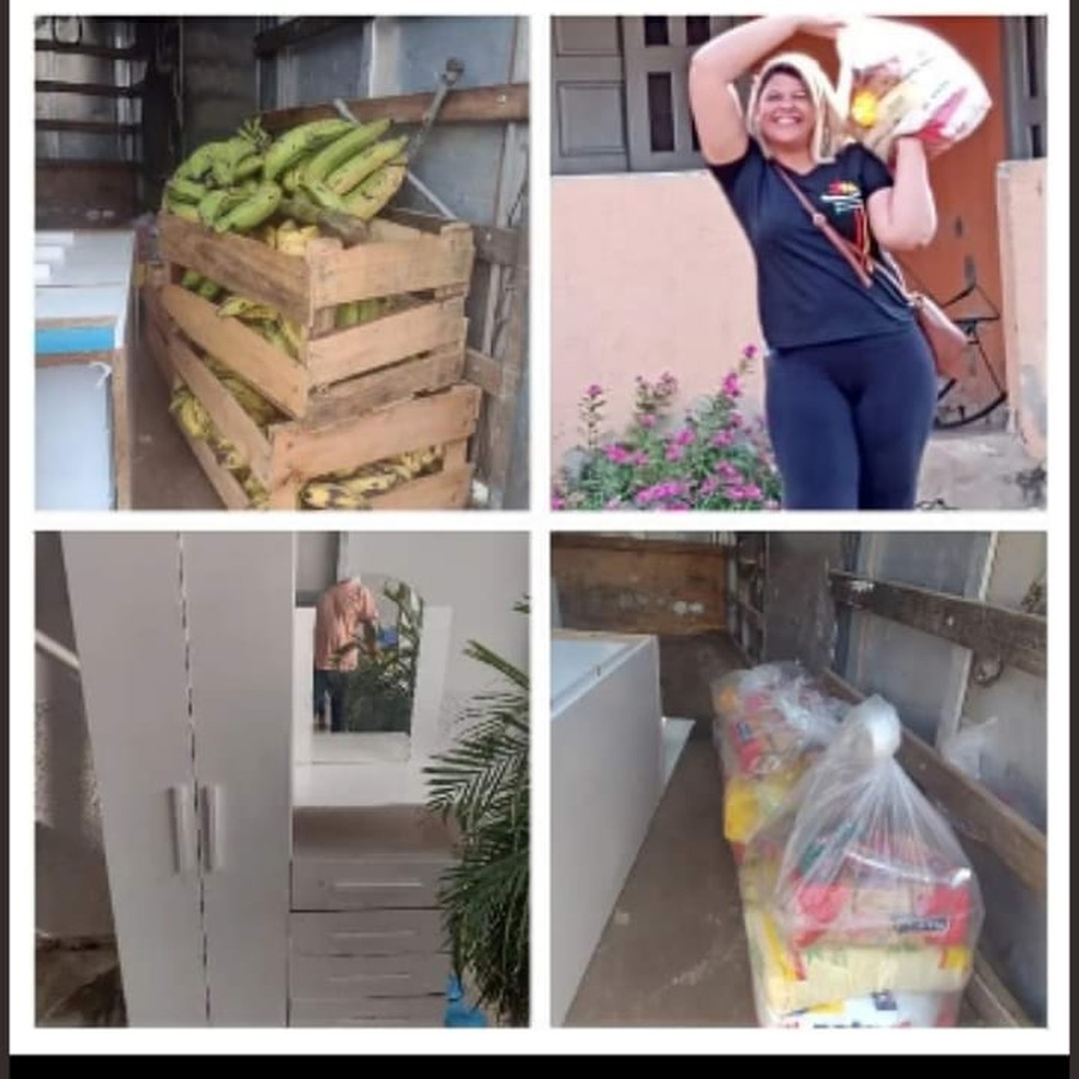 Entregas são feitas por Michelle, que faz os pedidos nas redes sociais  — Foto: Arquivo pessoal 