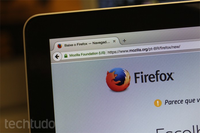 Firefox_Tela_01 (Foto: Melissa Cruz / TechTudo)