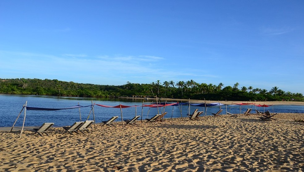 Caraíva, distrito de Porto Seguro, é um dos destinos turísticos mais procurados da Bahia — Foto: Divulgação/Secretaria de Turismo de Porto Seguro