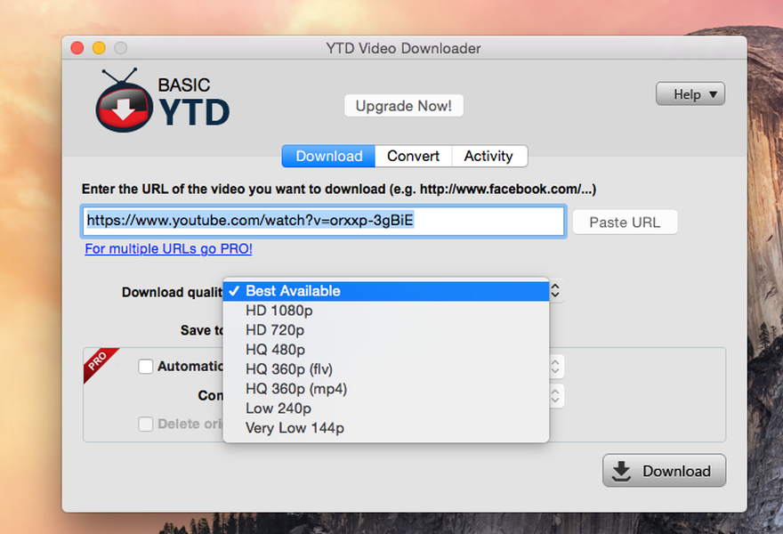 ytd video downloader gratis italiano