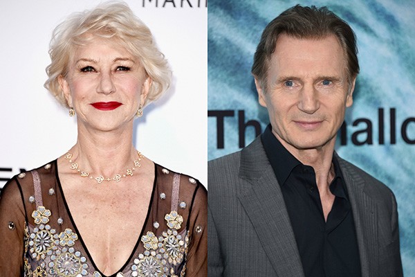 Helen Mirren e Liam Neeson (Foto: Getty Images)