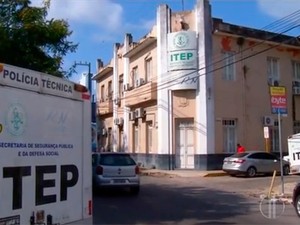 Sede do Itep do Rio Grande do Norte, em Natal (Foto: Reprodução/Inter TV Cabugi)
