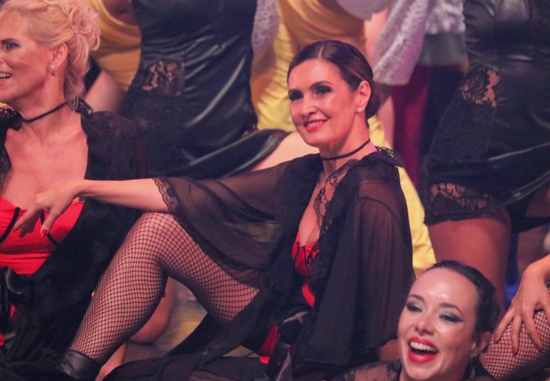 Fátima Bernardes em espetáculo de dança (Foto: Rogério Fidalgo/AgNews)