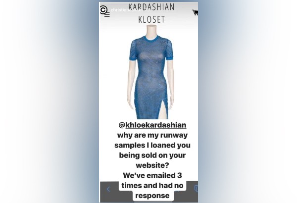 Christian Cowan usou a ferramenta Stories do Instagram para questionar Khloé Kardashian (Foto: Instagram)