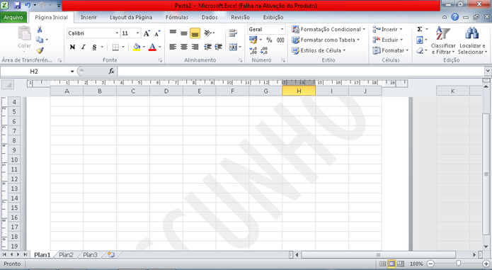 Imagem será adicionada como marca dágua no plano de fundo do Excel (Foto: Reprodução/Microsoft)