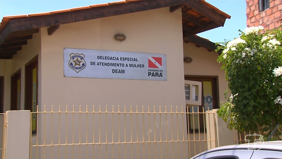 Delegacia Especial de Atedimento a Mulher, em Santarém (Foto: Reprodução/TV Tapajós)