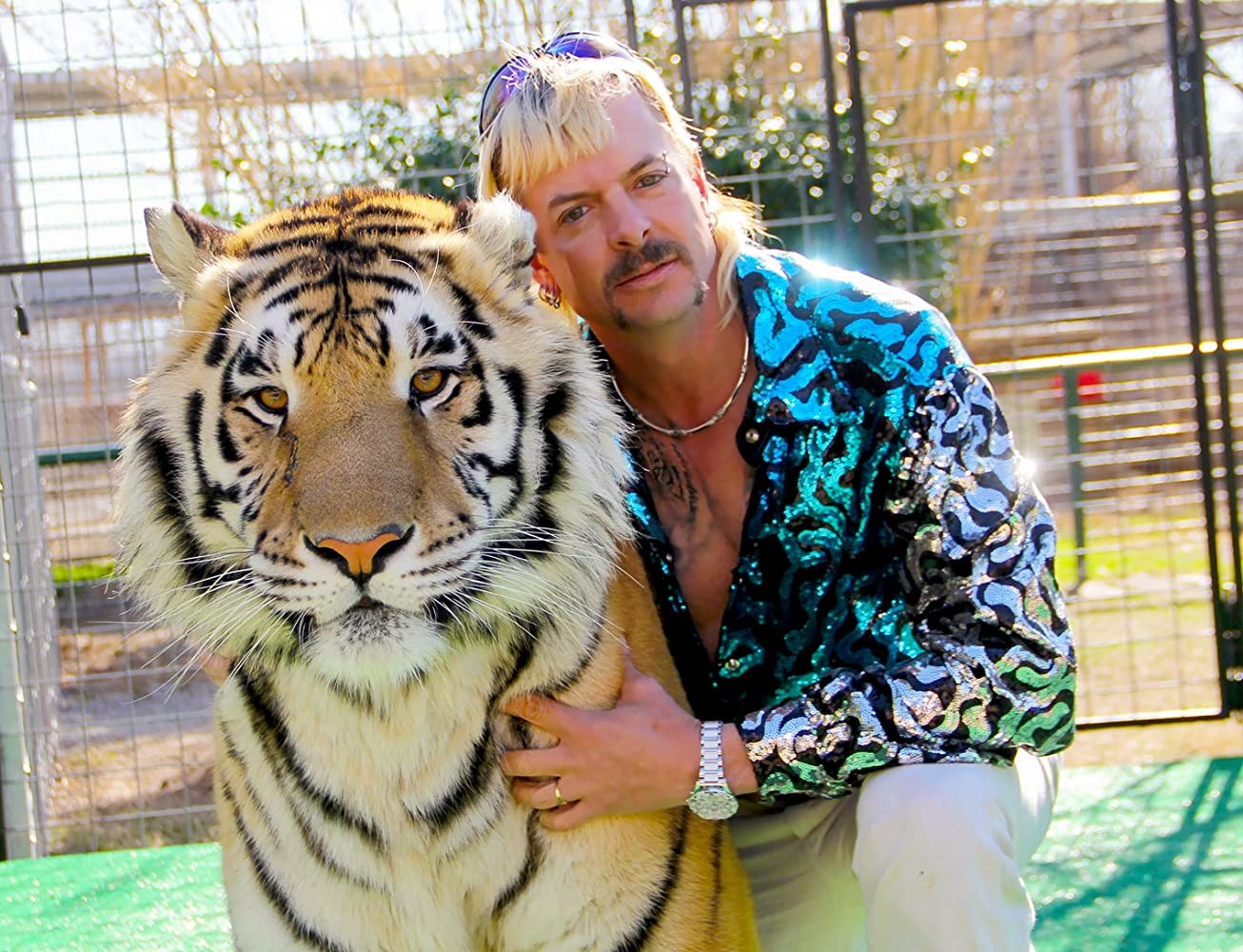 Joe Exotic em A Máfia dos Tigres (2020) (Foto: Divulgação)