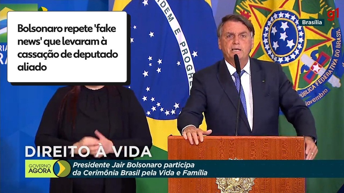 Bolsonaro répète les « fausses nouvelles » lors d’un événement officiel menant à l’éviction du député allié |  Politique