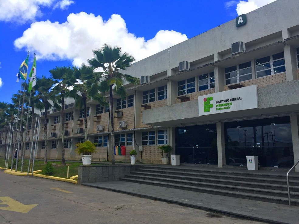 Campus Recife do IFPE fica no Curado, na Zona Oeste do Recife (Foto: Augusto CÃ©sar/TV Globo)