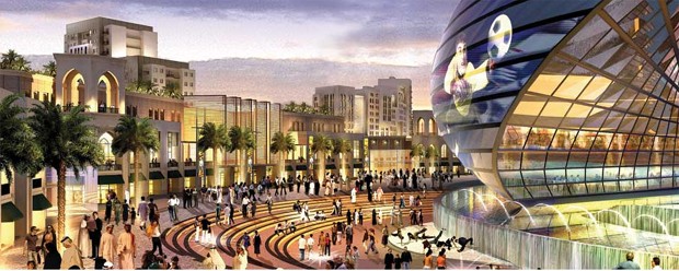 Lusail City: um projeto ambicioso do Qatar (Foto: Divulgação)