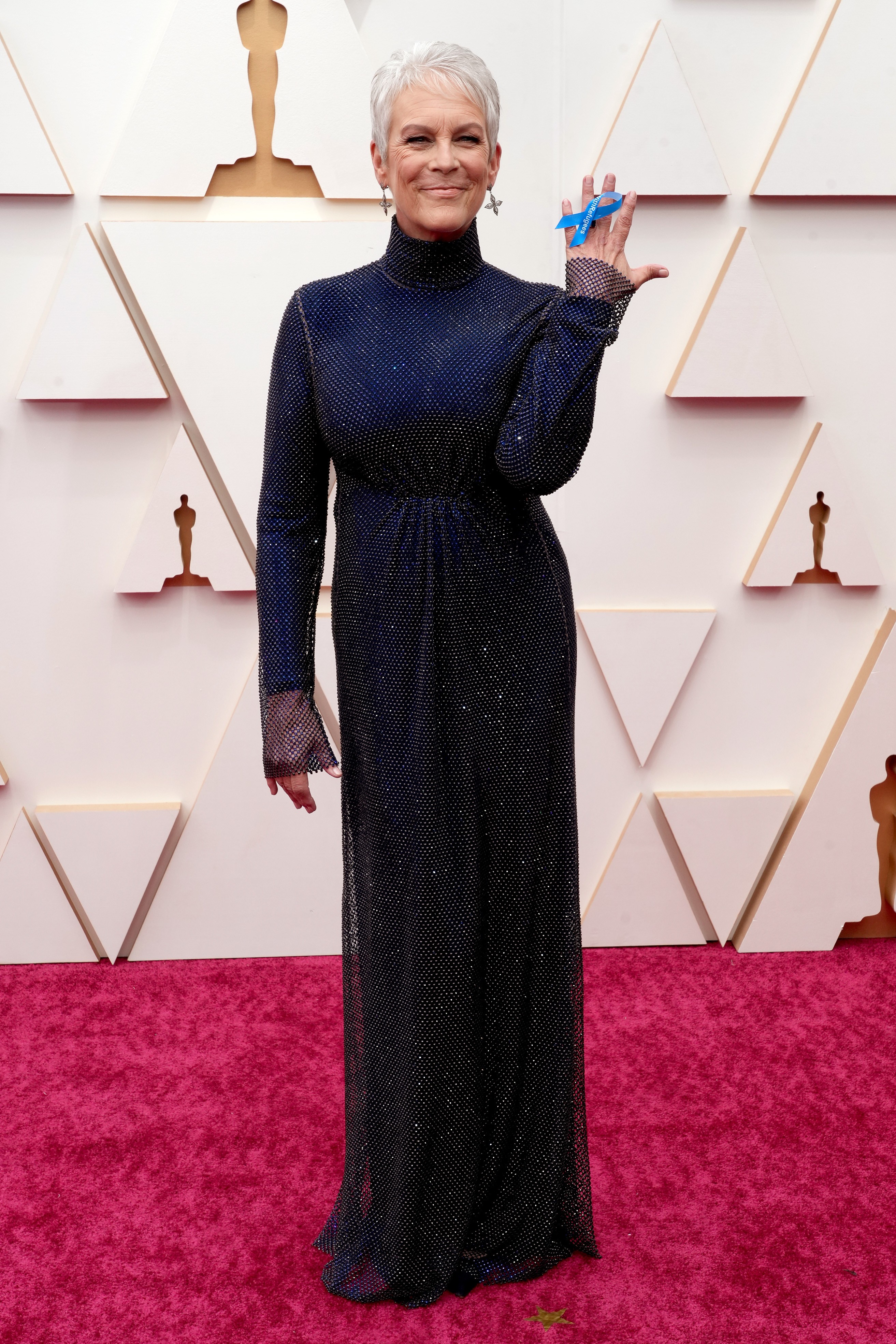 HOLLYWOOD, CALIFORNIA - MARCH 27: Jamie Lee Curtis attends the 94th Annual Academy Awards at Hollywood and Highland on March 27, 2022 in Hollywood, California. (Photo by Kevin Mazur/WireImage) (Foto: WireImage,)