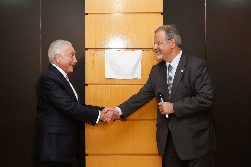 Presidente da República, Michel Temer, e Raul Jungmann, que assume nesta terça o Ministério da Segurança (Foto: Marcos Corrêa/PR)