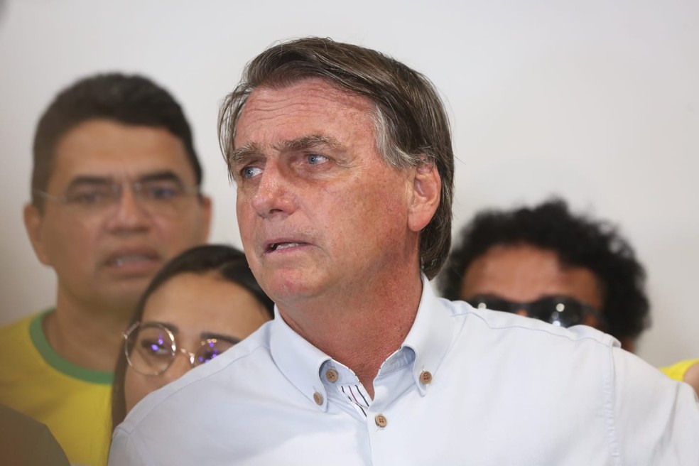 Presidente Jair Bolsonaro (PL), candidato  reeleio — Foto: Camila Lima/SVM