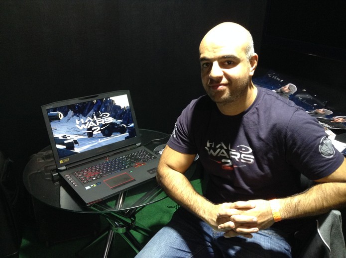 Graeme Jennings, produtor de Halo Wars 2 (Foto: Reprodução/Felipe Vinha)