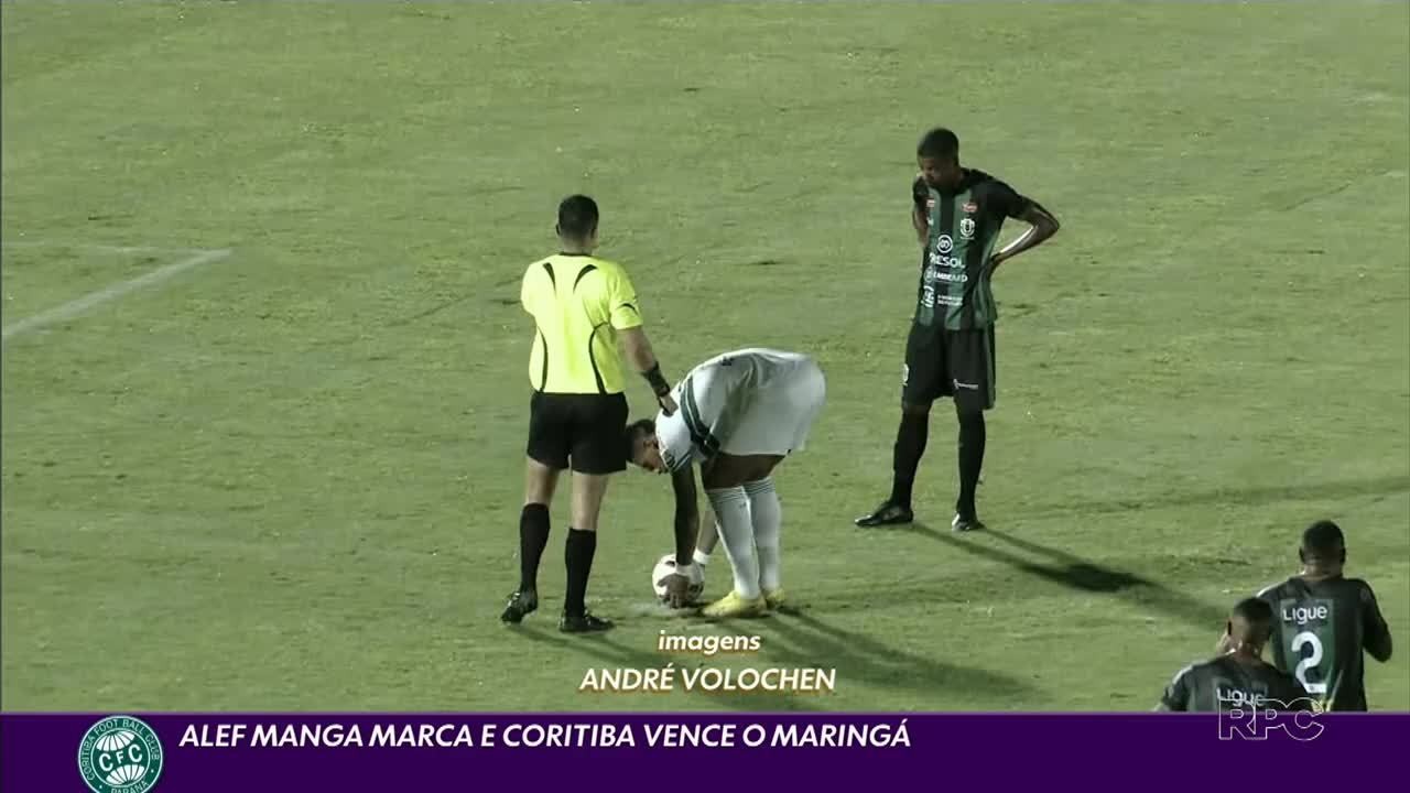 Coritiba vence o Maringá com gol de Alef Manga