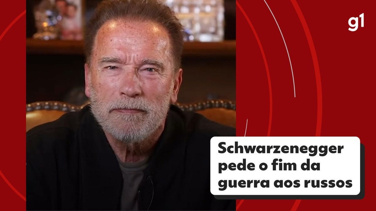 Arnold Schwarzenegger diz aos russos que seus líderes estão mentindo | Pop & Arte